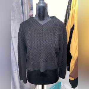 Black Sweater back with cute design  One size/ Used